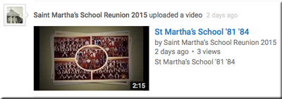 St Martha’s School '81 '84